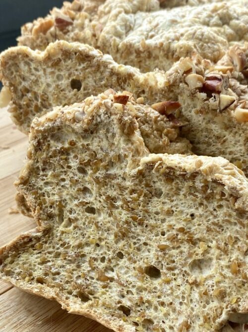 Pane senza glutine a due ingredienti