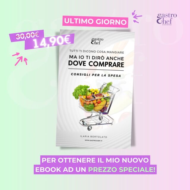 🛒 Sei pronta a rivoluzionare il tuo modo di fare la spesa e prenderti cura del tuo intestino? 

😱 Il mio nuovo eBook ‘Consigli per la spesa’ è ancora disponibile a soli 14,90€, ma solo fino alle 23:59 di oggi!” 

😗 Non perdere l’occasione di migliorare il tuo benessere con una guida completa per acquisti consapevoli. 

👉 Commenta con “Lista” e ti giro il link per acquistarlo!

#ebook #lista #spesa 
#benessereintestinale #gonfioreaddominale #infiammazione
#sibo #leakygut #alimentazione